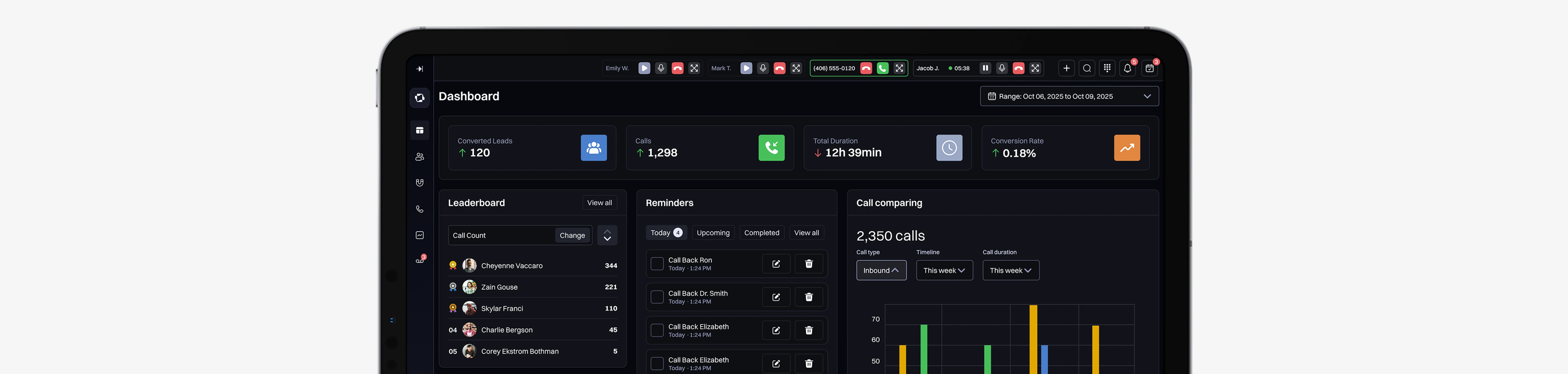 CRM en modo oscuro Bounty